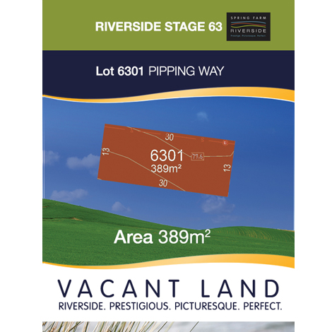 Lot 6301 - Stage 63 Riverside